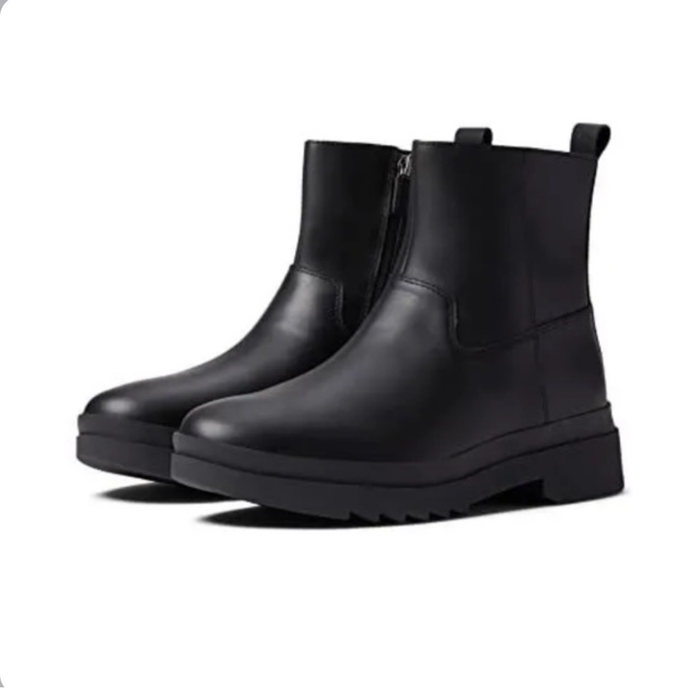 EILEEN FISHER Floyd Waterproot Leather Bootie